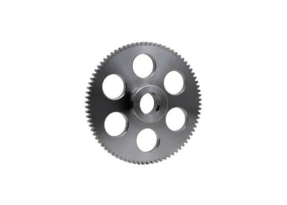 Nitriding 40Cr Steel straight spur gear T80 M0.8 Quenched Precision